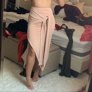 Naked Wardrobe Wrap Skirt